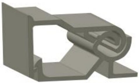 TensionCore 1-1/16" Square Edge profile